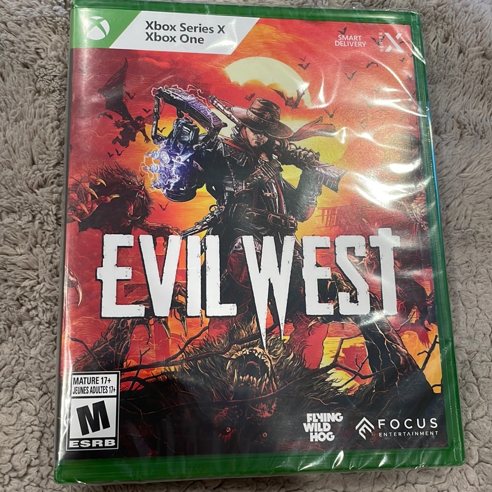 Xbox series x  x box one evil west video game
